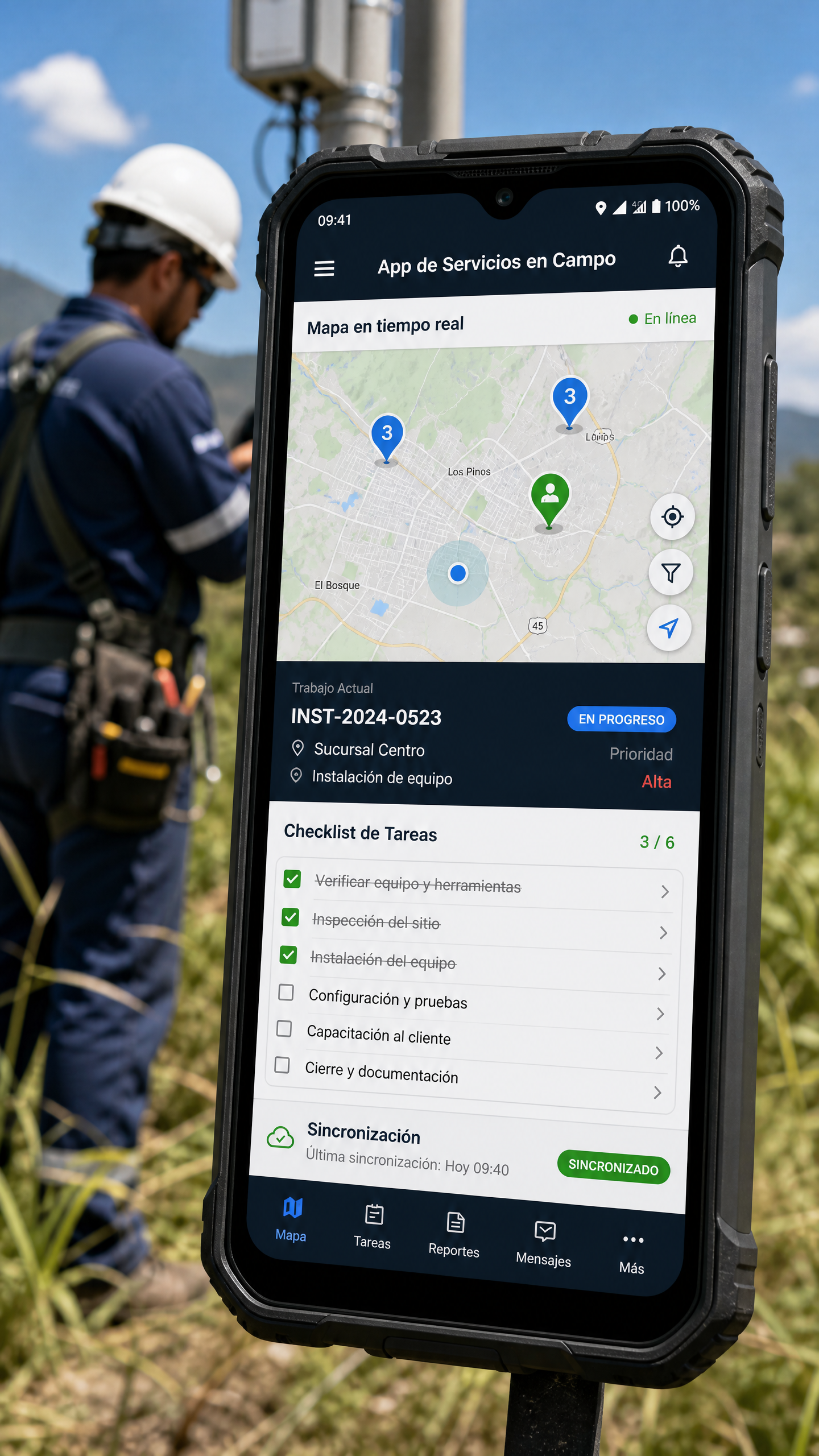 App de Servicios en Campo