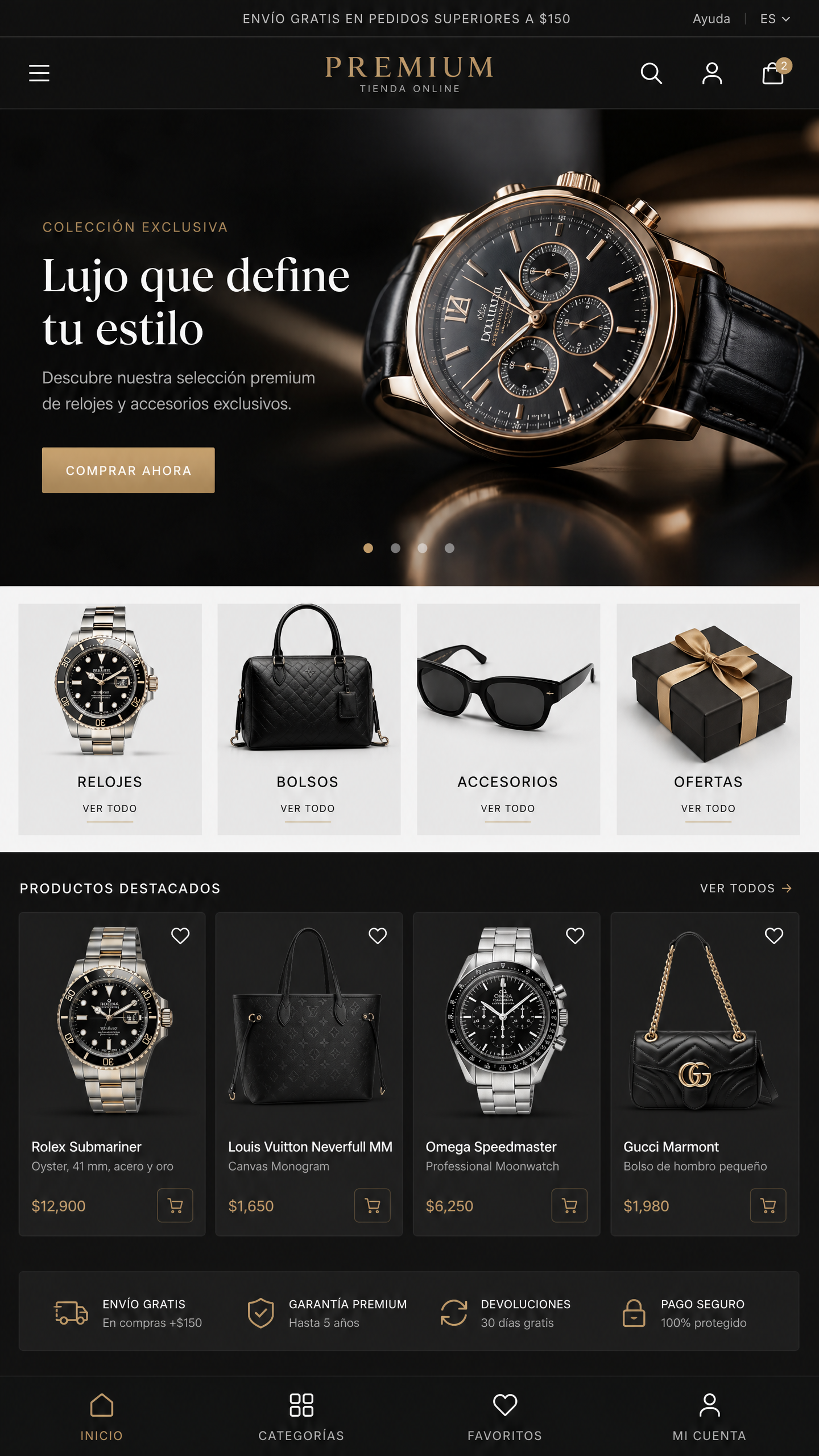 Tienda Online Premium